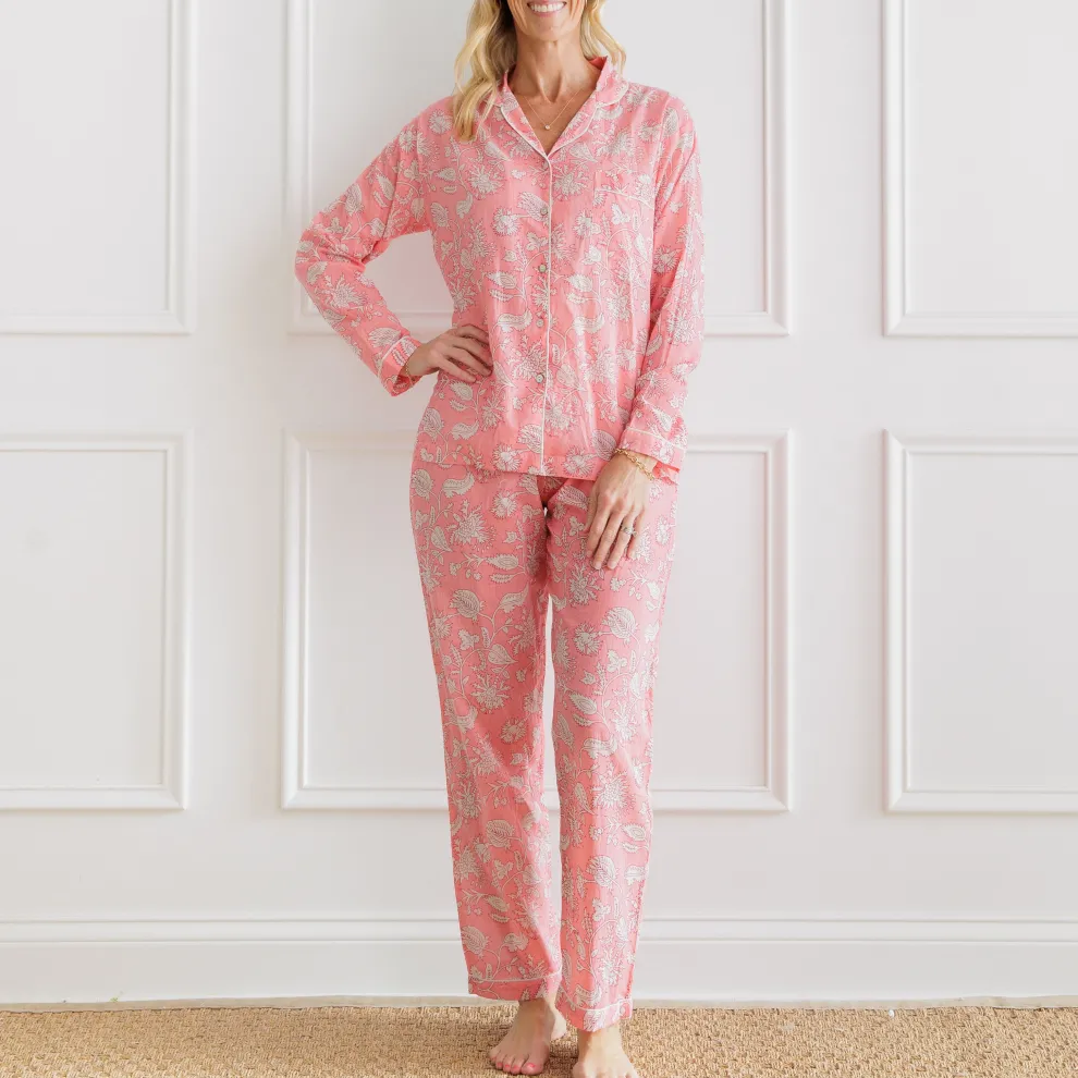 Morning Meadow Pink Pajama Set
