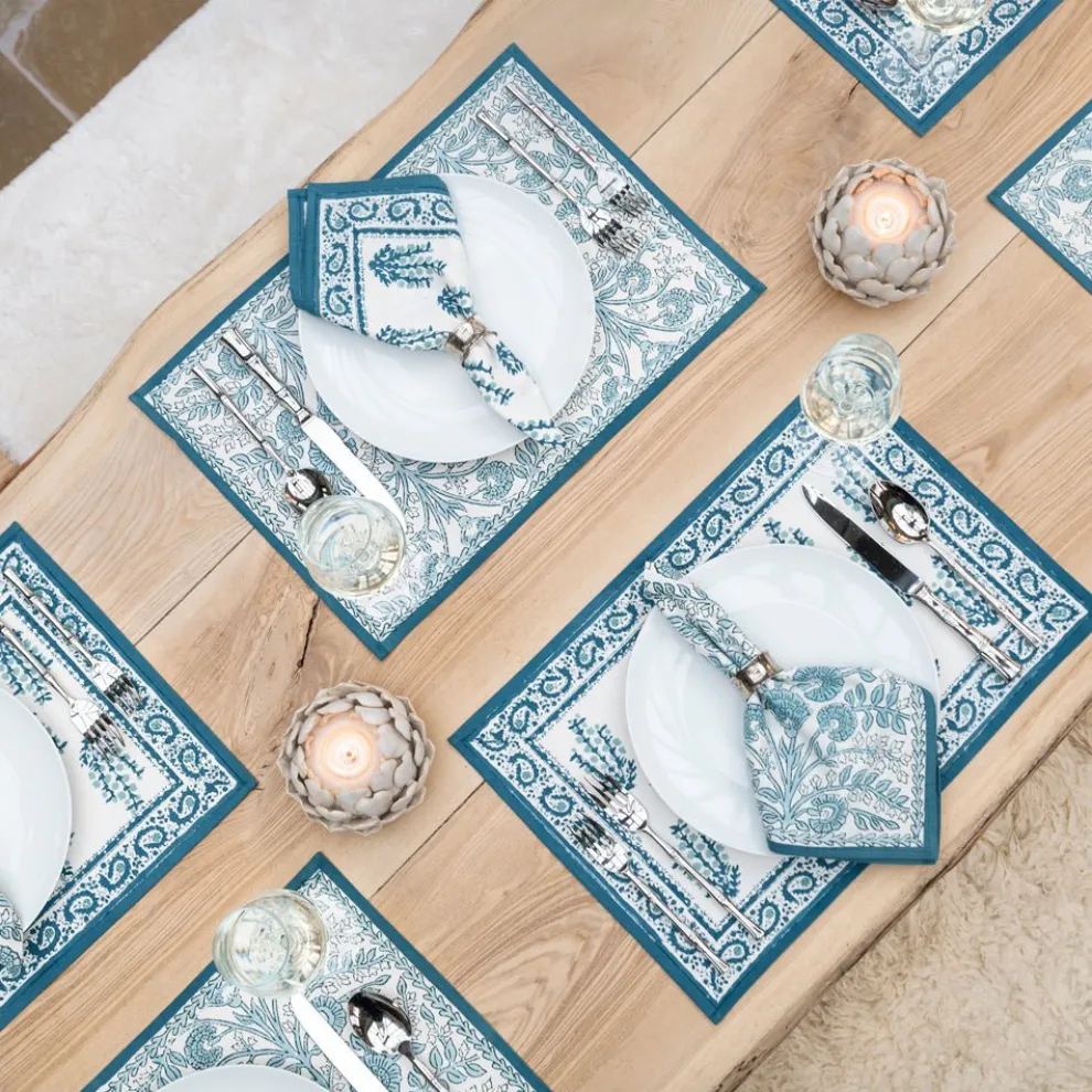 Sagar Aqua Placemat | Set of 4