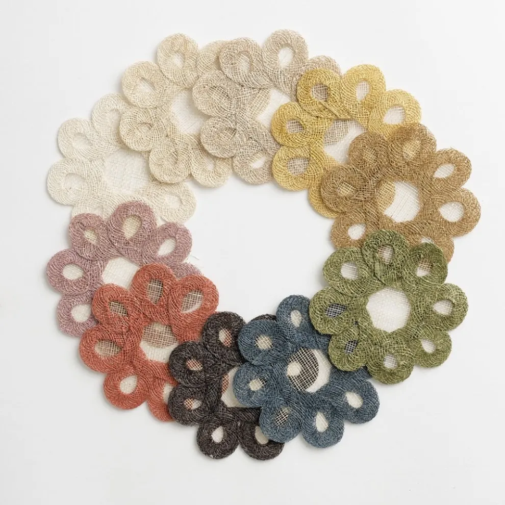 Lavender Woven Doodles Coaster | Set of 4