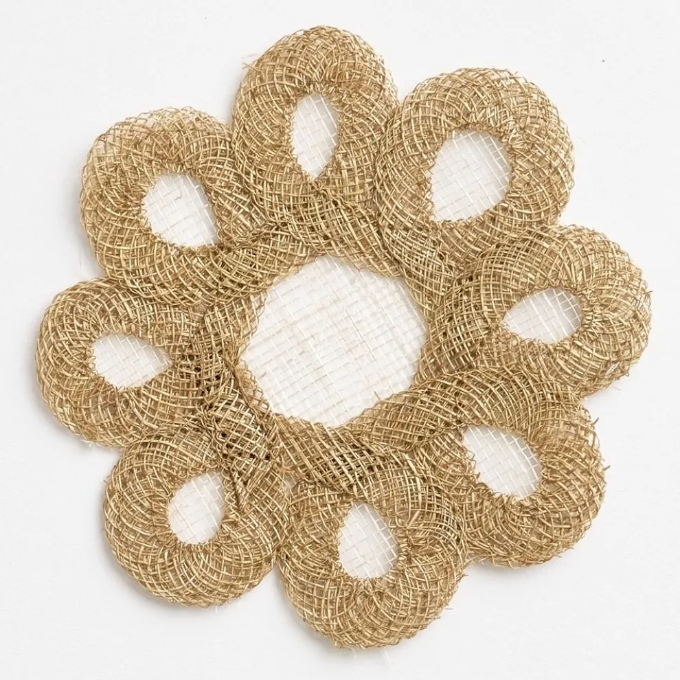 Toast Woven Doodles Coaster | Set of 4