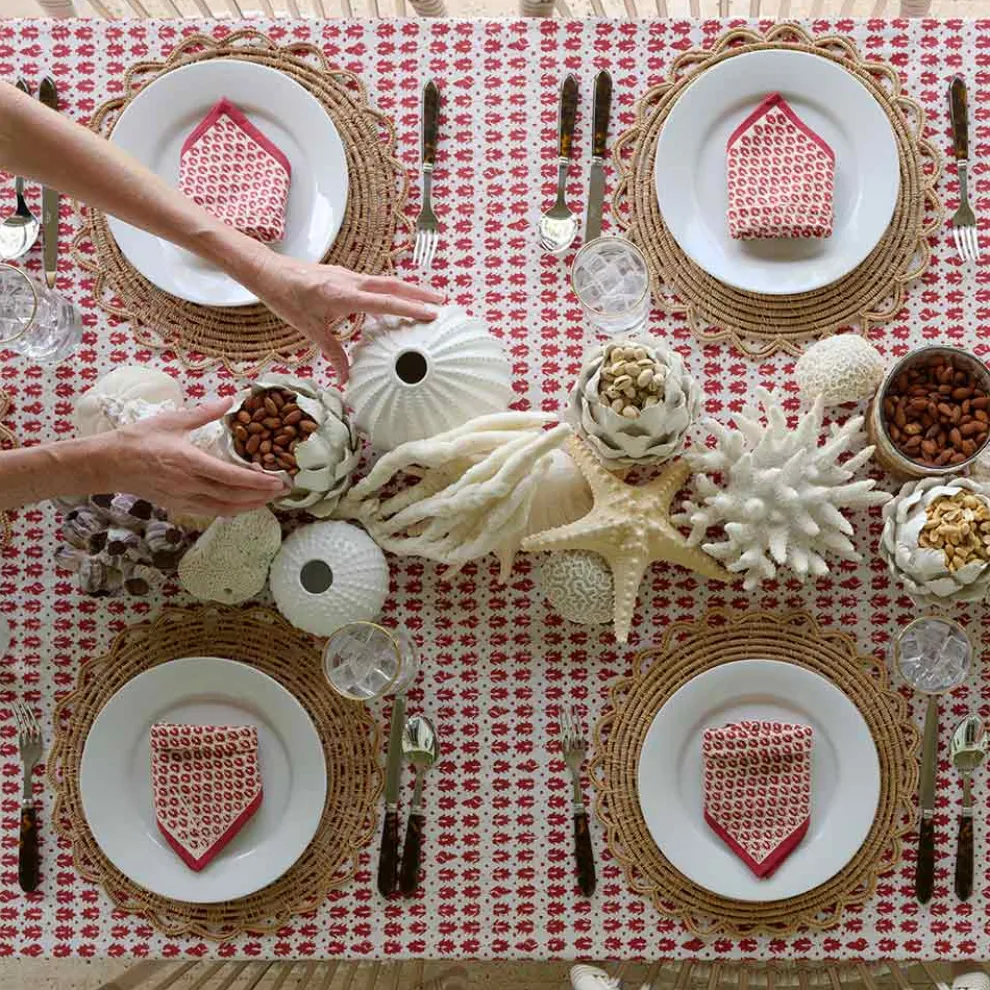 India Hicks Home Pageant tablecloth