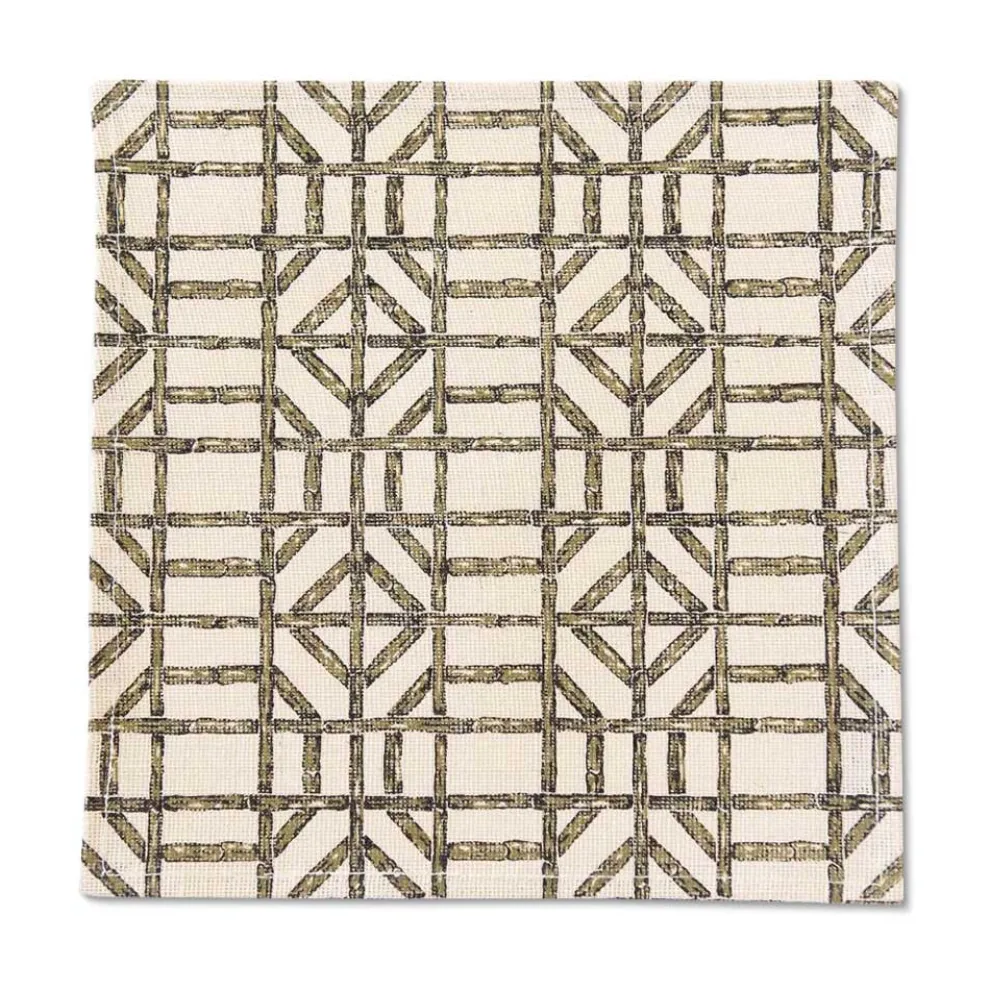 Bamboo Pattern Jute Placemat
