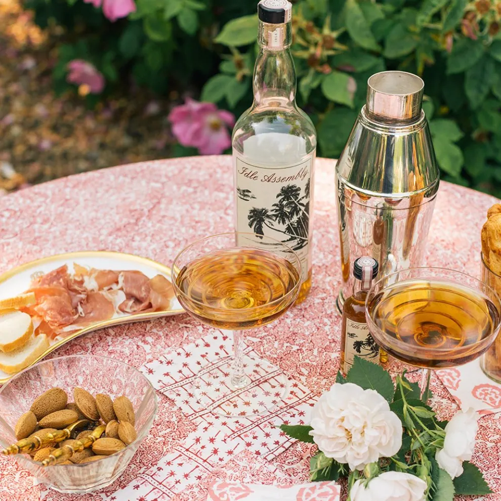 India Hicks Home Seashell Blush Tablecloth