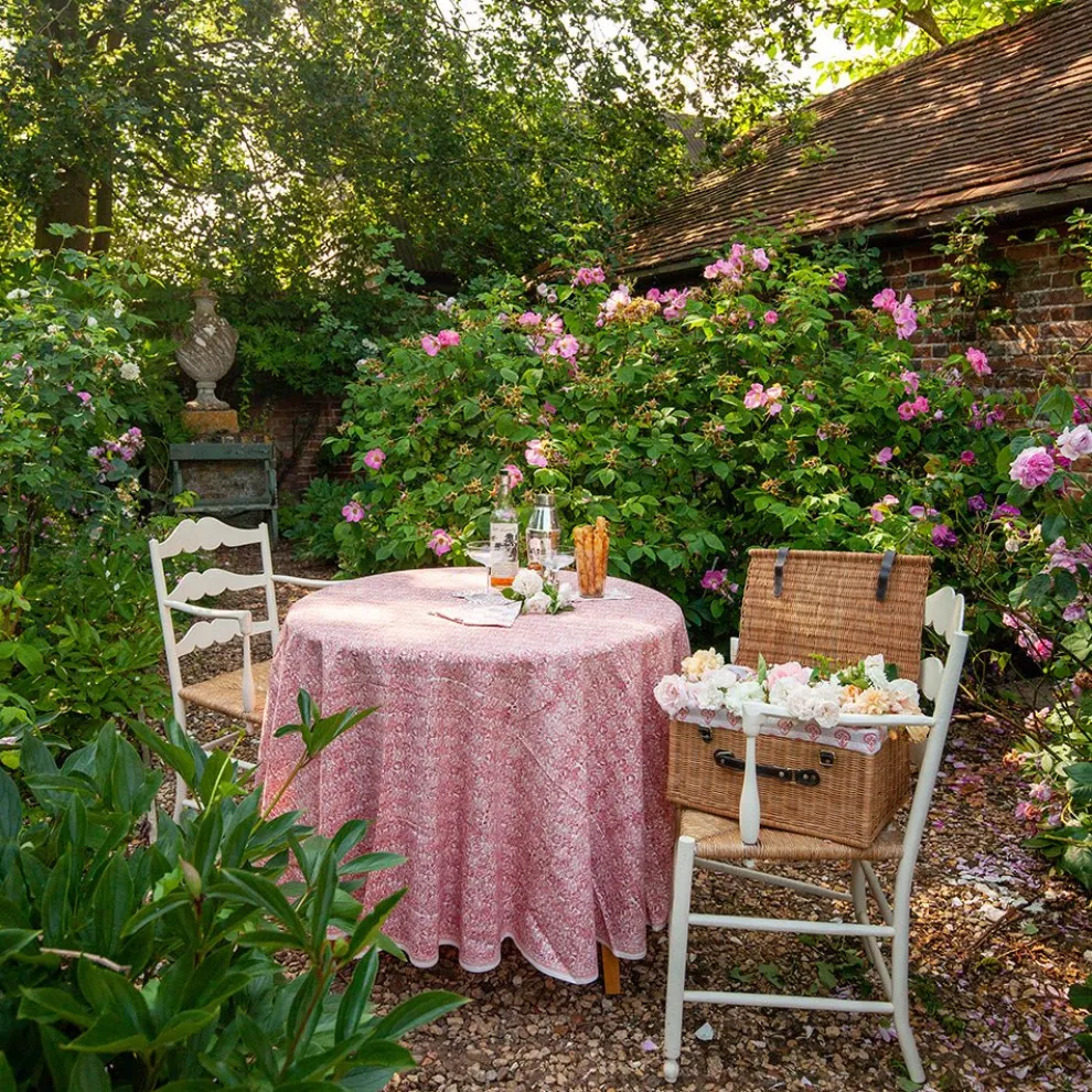 India Hicks Home Seashell Blush Tablecloth