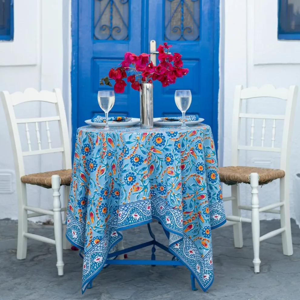 Iznik Blue Tablecloth