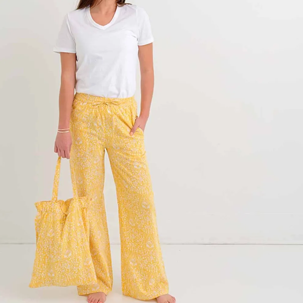 Yellow Paisley PJ Pants | Unwind in Style