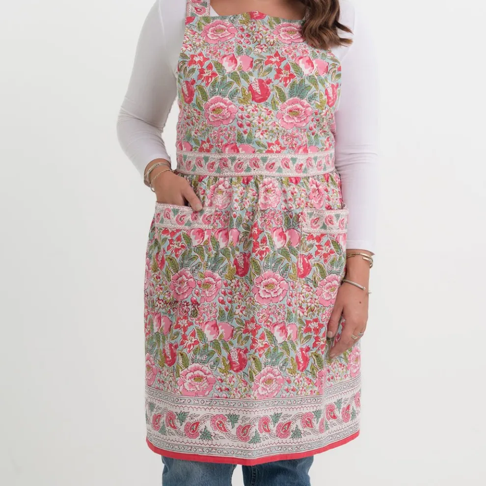 WIldflower Garden Kitchen Apron