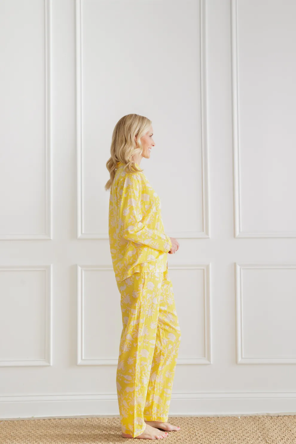 Morning Meadow Yellow Pajama Set
