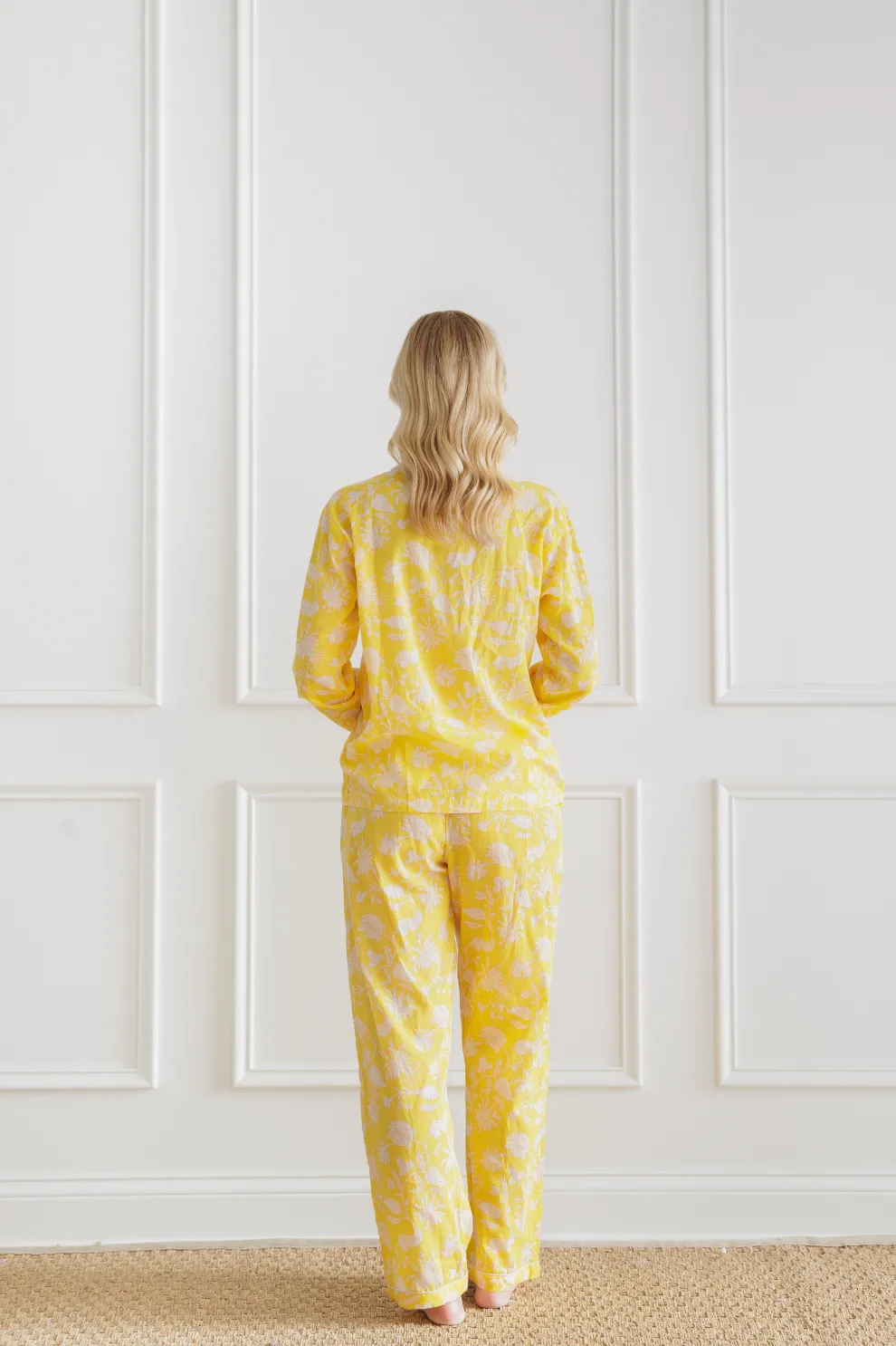 Morning Meadow Yellow Pajama Set