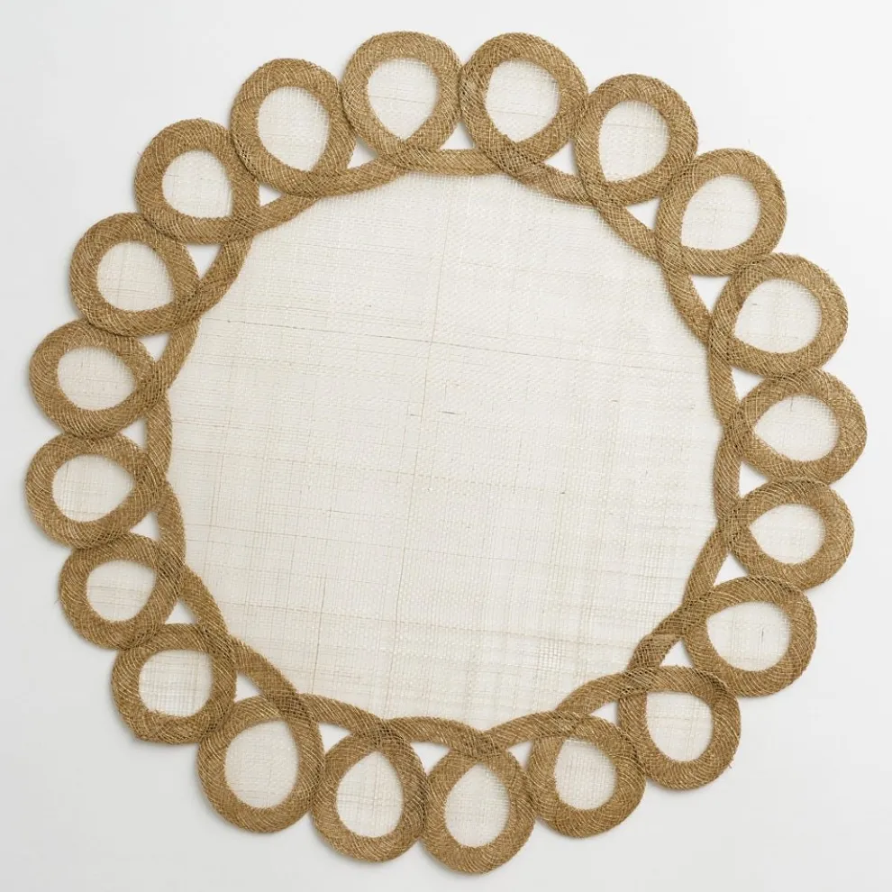 Toast Woven Doodles Placemat | Set of 4