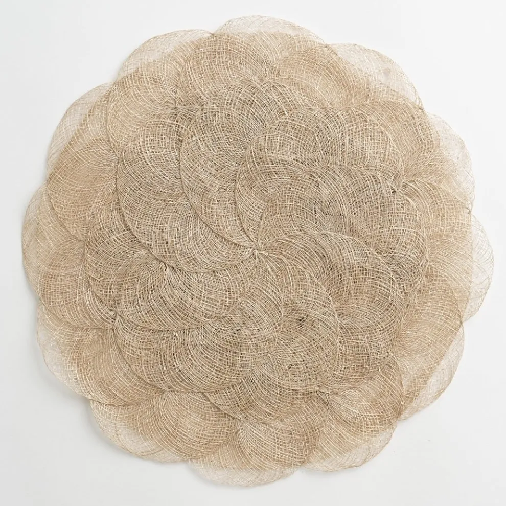 Champagne Woven Cloud Placemat | Set of 4