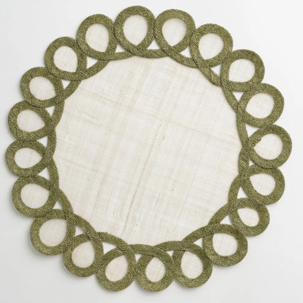 Fern Woven Doodles Placemat | Set of 4