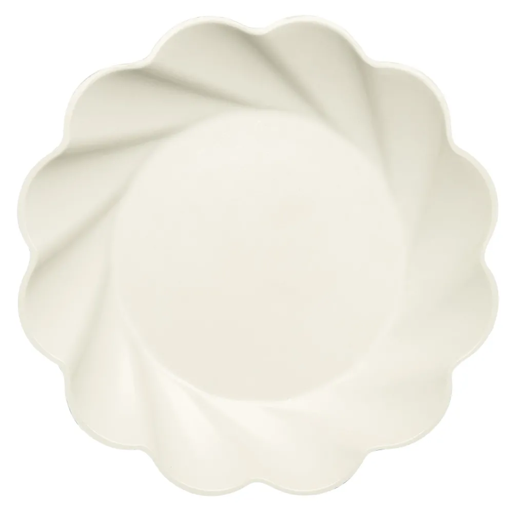Cream Simply Eco Plates | Set of 8
