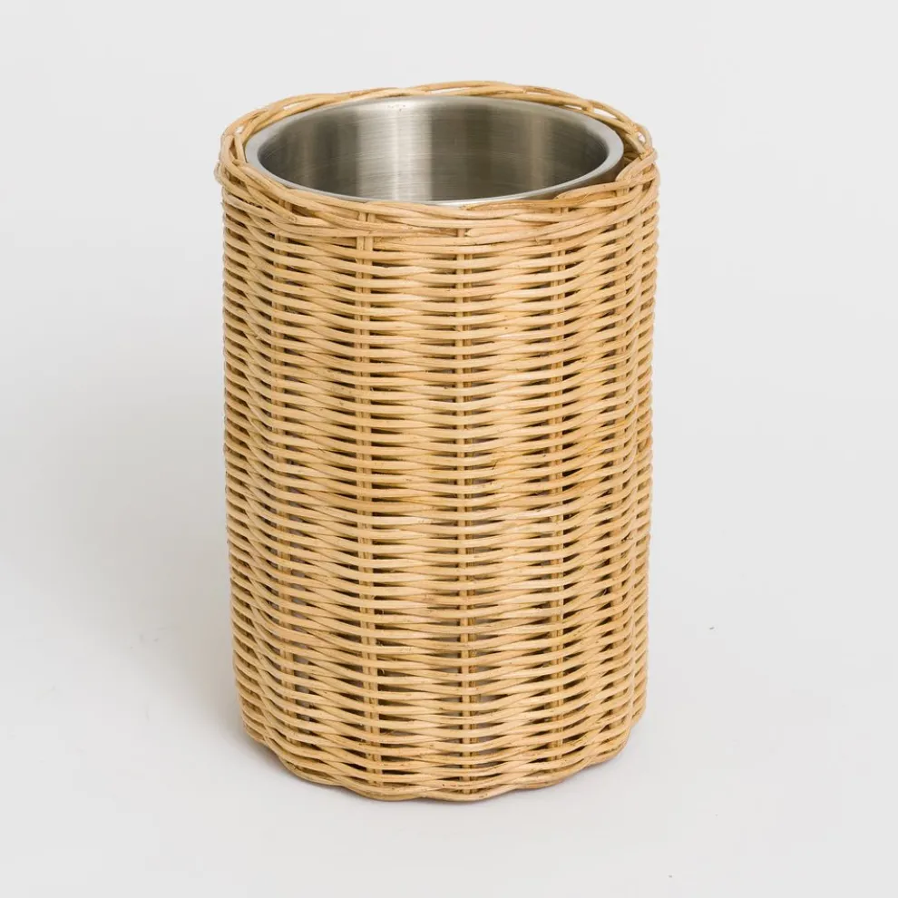 Natural Wicker Wine Cooler