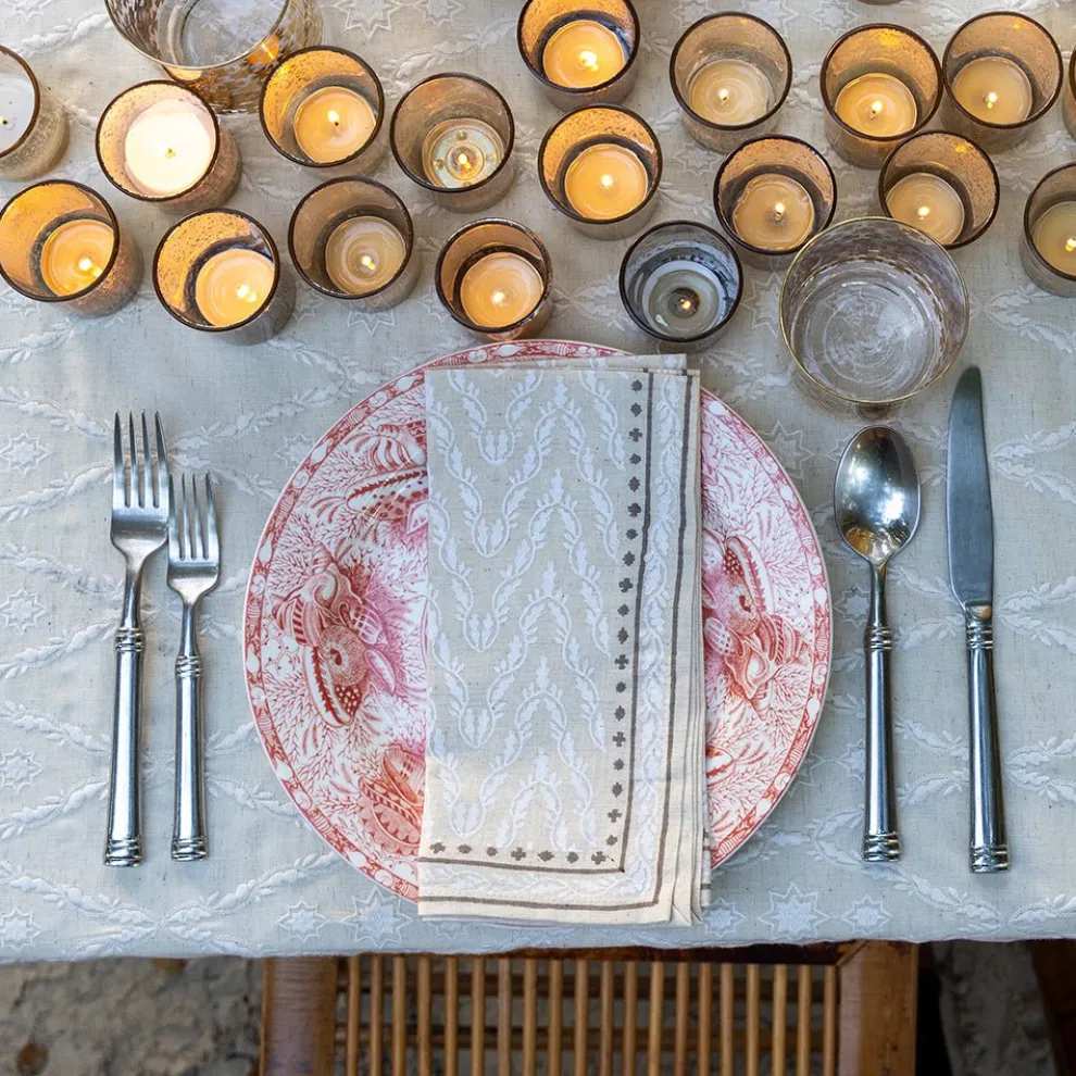 India Hicks Home Chevron Napkins | Set of 4