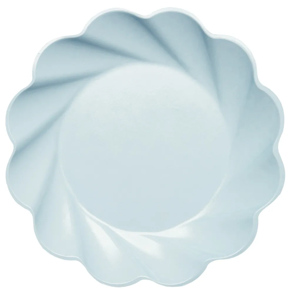 Sky Blue Simply Eco Plates | Set of 8