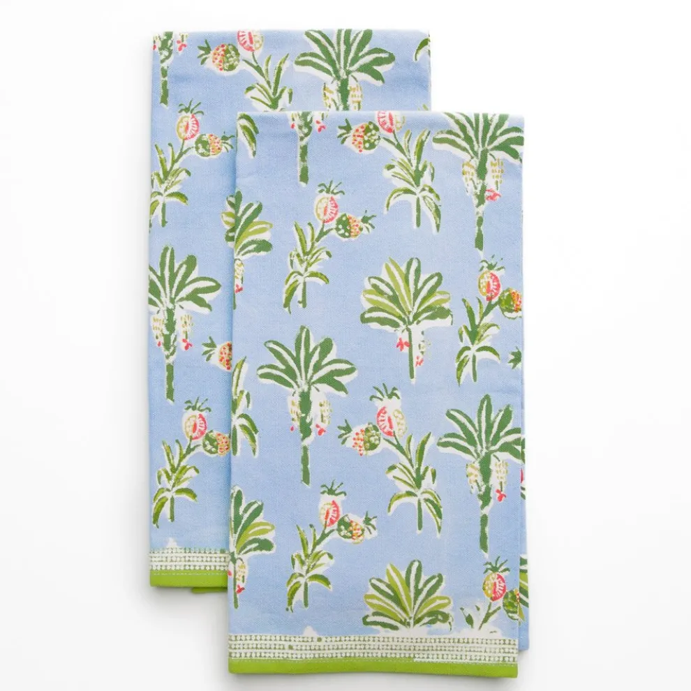 Palms & Pineapples Tea Towels