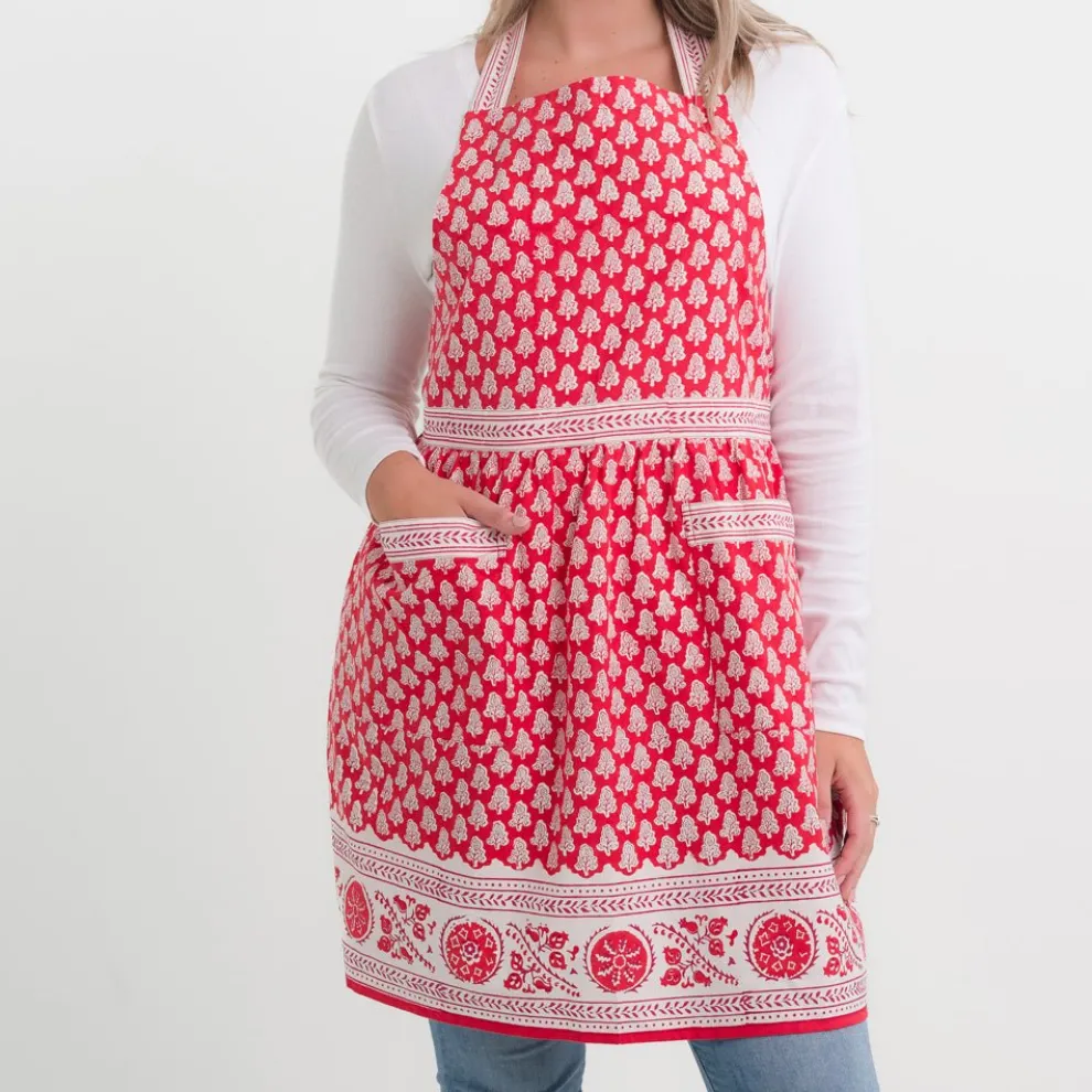Pom Buti Red Apron