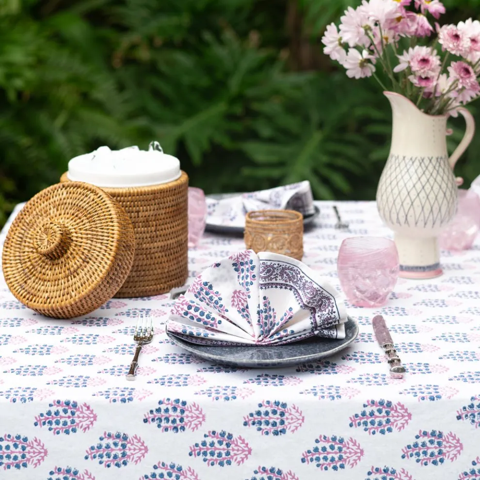 Sagar Blue & Magenta Napkin