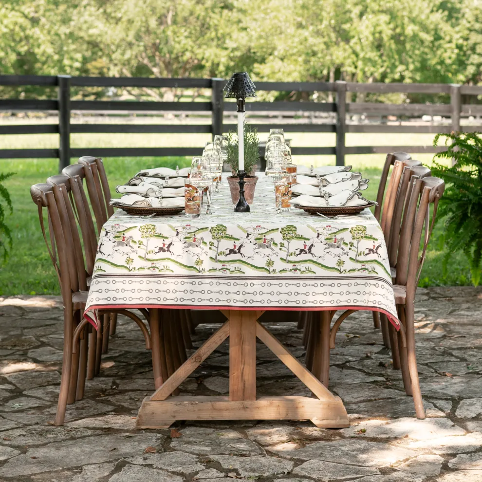 Hunt Scene Tablecloth