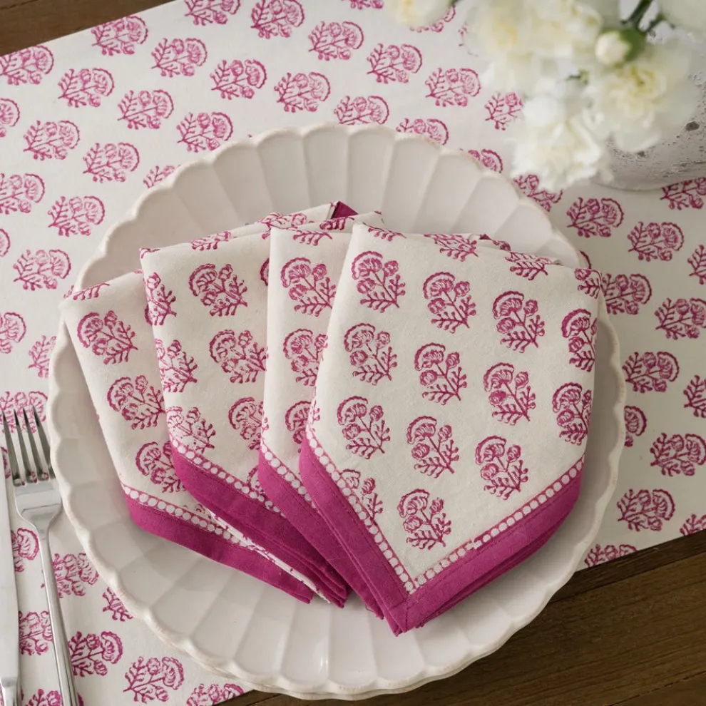 Anika Fuchsia Napkin | Set of 4