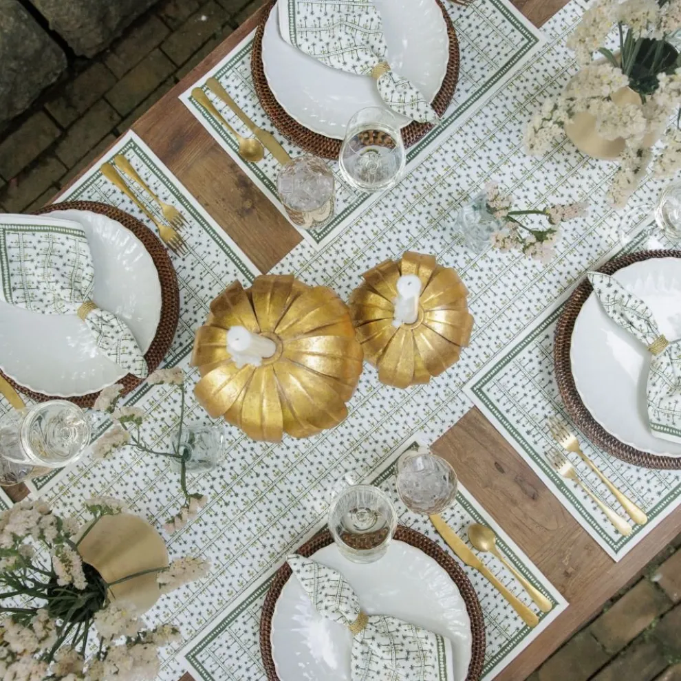 India Hicks Home Palm Avenue Hunter Green Placemat | Set of 4