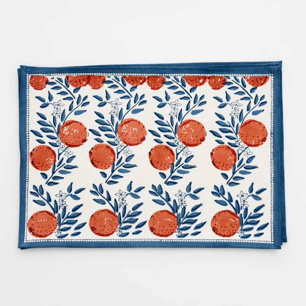 Orange Grove Placemat | Set of 4