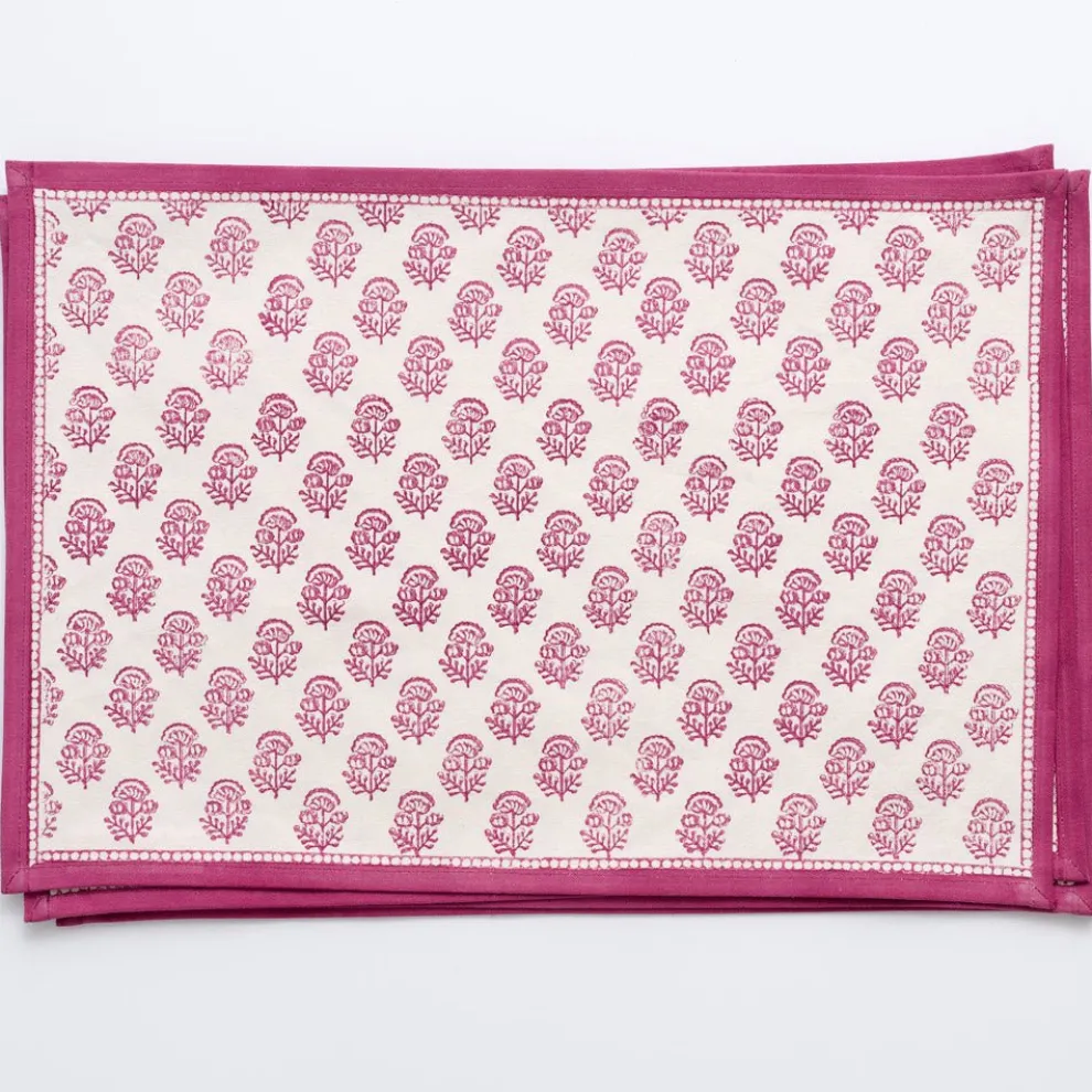 Anika Fuchsia Placemat | Set of 4