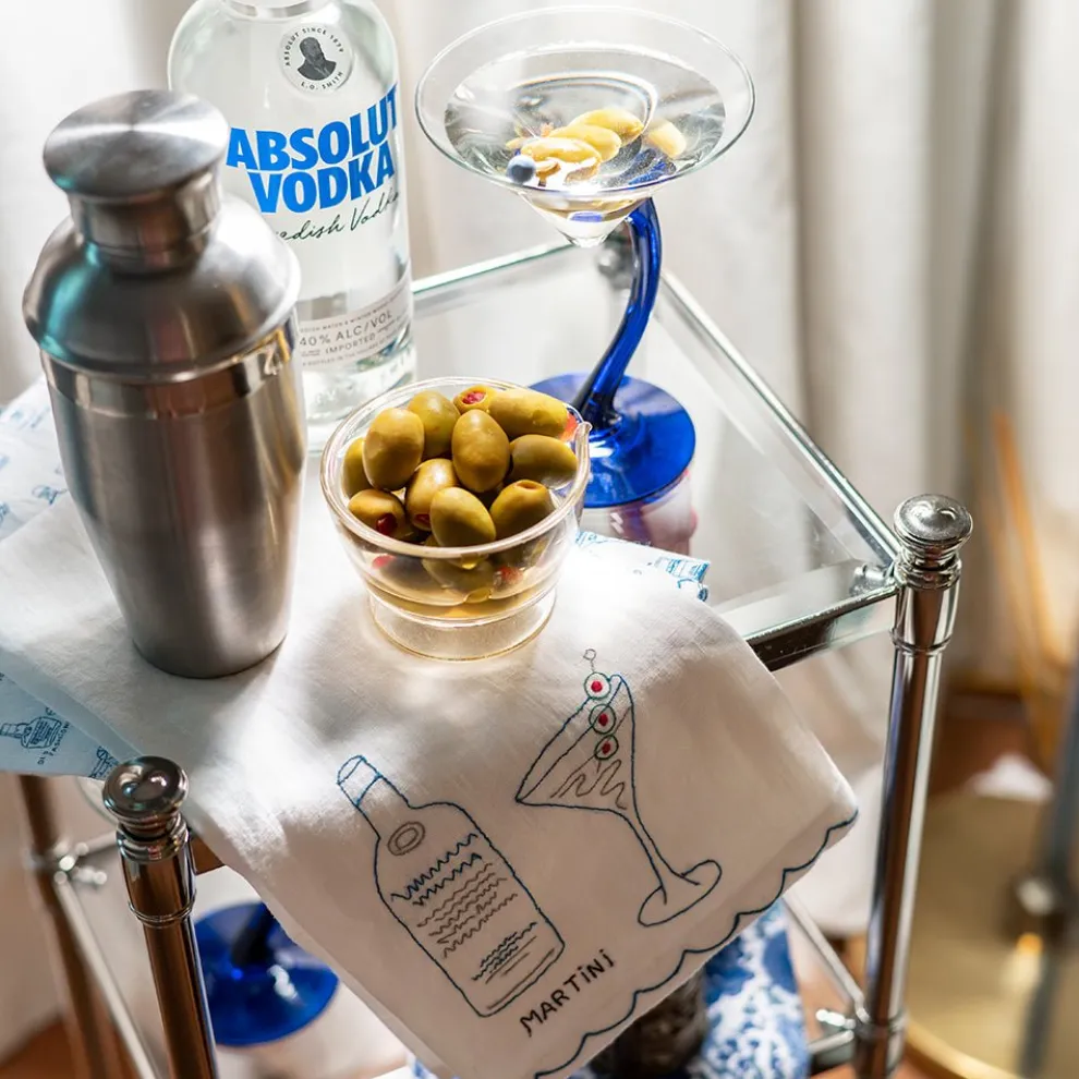 Martini Linen Tea Towels