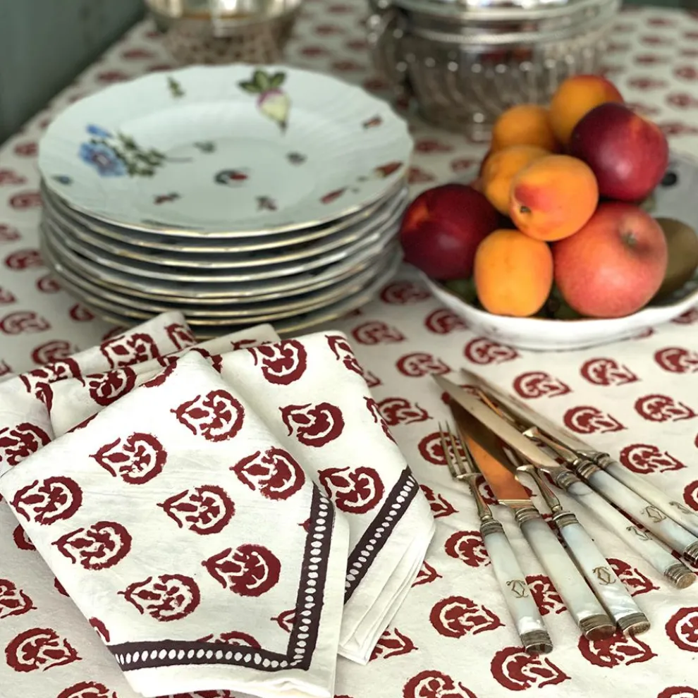 India Hicks Carnations Napkins