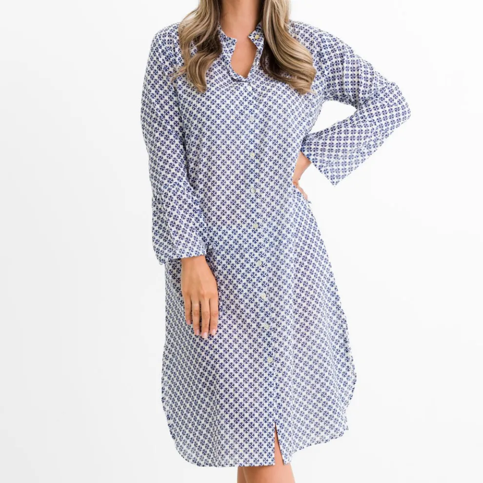 Royal Clover Shifty Shirtdress