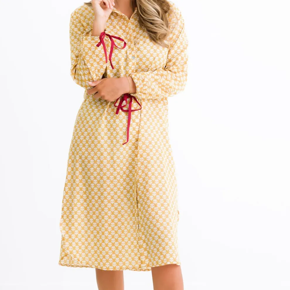 Golden Buti Shifty Shirtdress