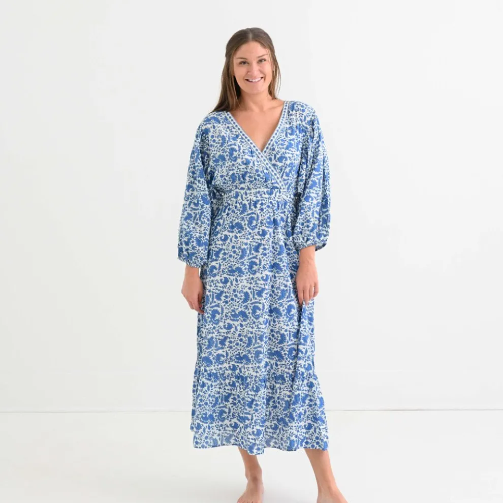 Amaranth Blue Everywhere Dress